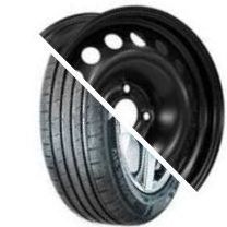 Шина с диском в сборе Massimo OTTIMA PLUS 185/65 R15 88H + Trebl X40923 (new D5) Black 4*100 6xR15 ET46 DIA54.1