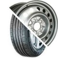 Шина с диском в сборе Massimo OTTIMA PLUS 185/65 R15 88H + Trebl X40915 Silver 4*100 6xR15 ET40 DIA60.1